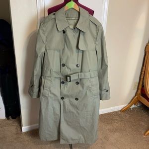 Like New  DLA All Weather Trench Coat Olive Green Valor Collection  Men’s